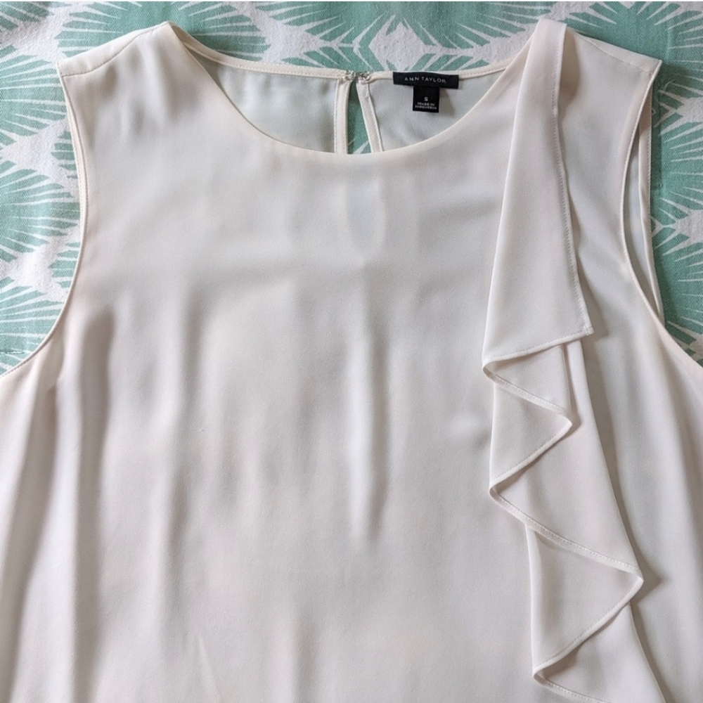 Ann Taylor Draped Top - Picture 2 of 4